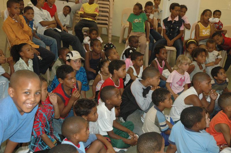 Children participating in learning activities at ACP365